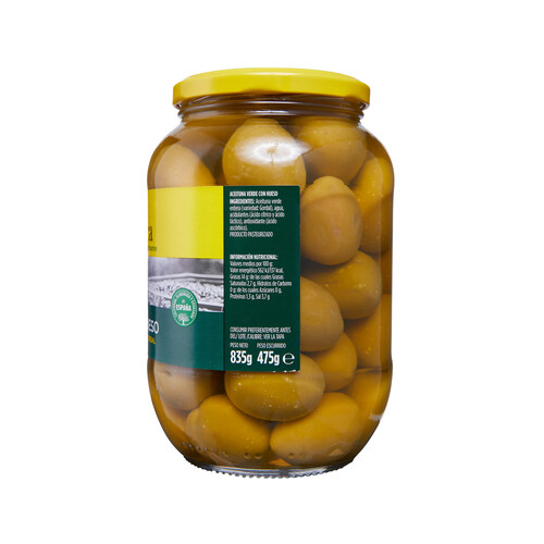 JOLCA Aceituna verde gordal con hueso JOLCA 475 g.