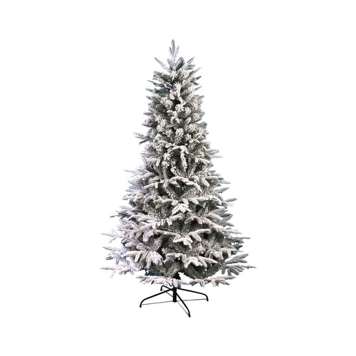 Árbol nieve ACTUEL de 180cm, 299 ramas, PVC, soporte de metal.