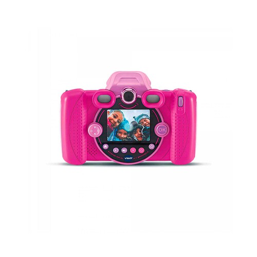 Kidizoom Duo FX rosa Cámara de fotos y vídeos infantil 12 en 1 realidad virtual, control parental VTech. Edad recomendada desde 4-13 años