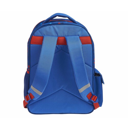 Mochila 43cm, SONIC, 2 compartimentos, color azul, ALCAMPO.