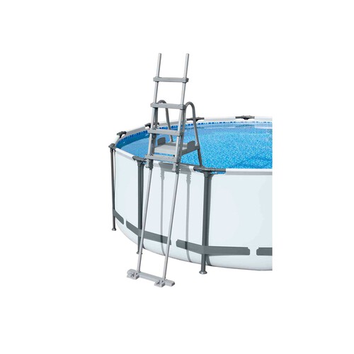 BESTWAY Escalera para piscinas  1,32 mts. Altura con plataforma