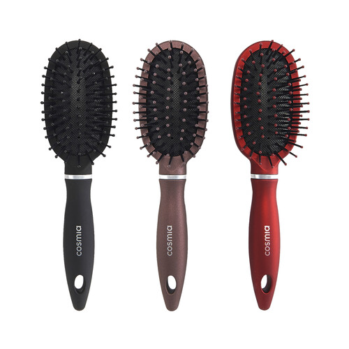 COSMIA Mini cepillo redondo, suave y desenredante para todo tipo de cabellos COSMIA.