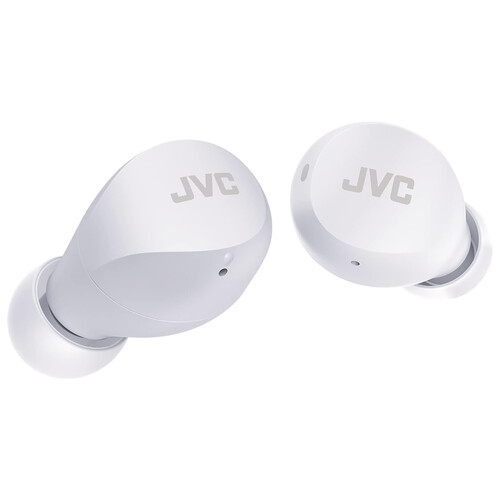 Auriculares inalámbricos tipo intrauditivos JVC True Wireles Gumy mini, color blanco.