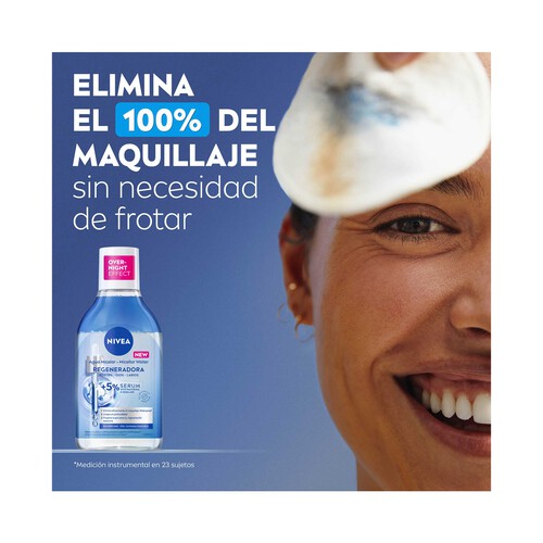 NIVEA Agua micelar con sérum y acción regeneradora para pieles cansadas y / o sensibles 400 ml.