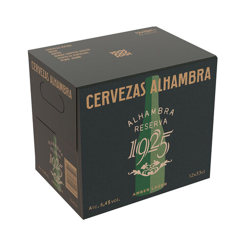 ALHAMBRA RESERVA 1925 Cerveza botella 12 uds. x 33 cl.