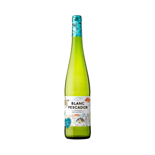 BLANC PESCADOR Vino blanco de aguja botella 75 cl.