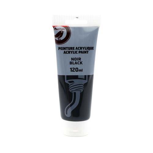 Pintura Acrilica Colores Negro 120ml ALCAMPO