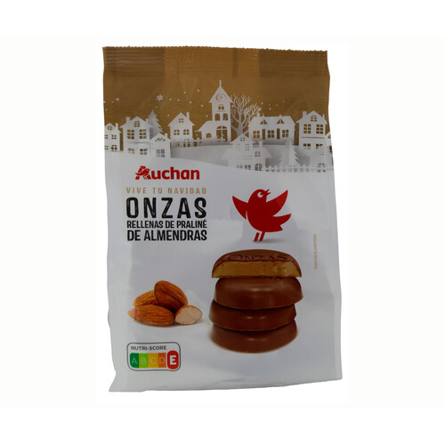 PRODUCTO ALCAMPO Onzas choco leche con praliné auchan