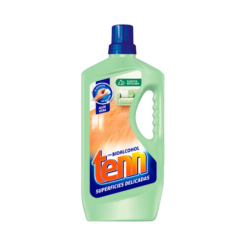 TENN Limpiahogar con bioalcohol y aloe vera, especial superficies delicadas 1,3 l.