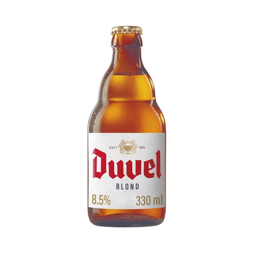 DUVEL Cerveza rubia botella 33 cl.