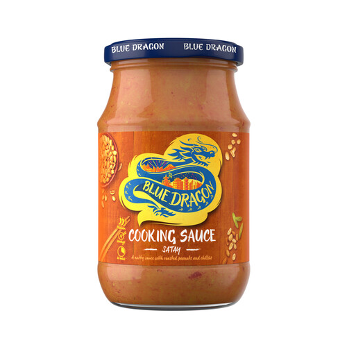 BLUE DRAGON Salsa para cocinar satay, 385 g.