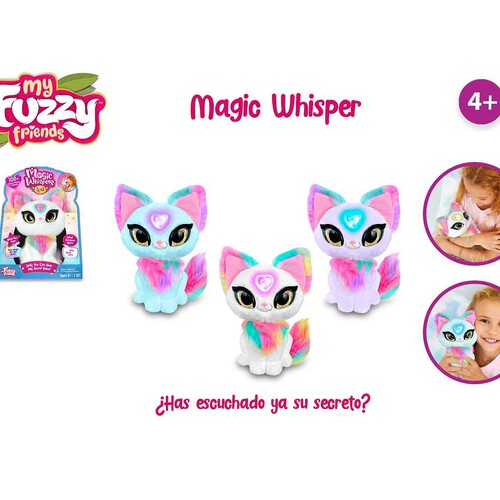 MAGIC whisper kities fuzzy friends 100 frases y sonidos