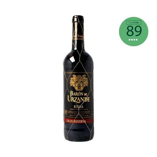 BARON DE URZANDE  Vino tinto gran reserva con D.O. Ca. Rioja botella 75 cl.