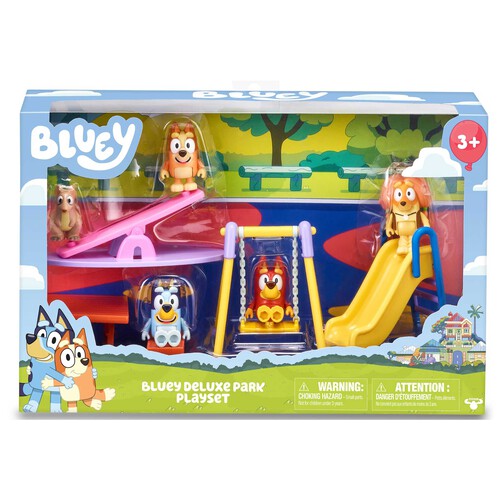 Bluey Deluxe Park Playset de juegos