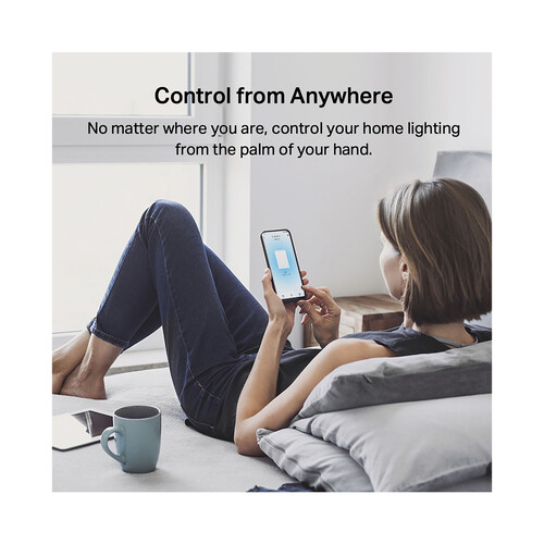 Interruptor Wi-Fi Inteligente de pared para la luz TP-LINK Tapo S210, control por App, control de voz.