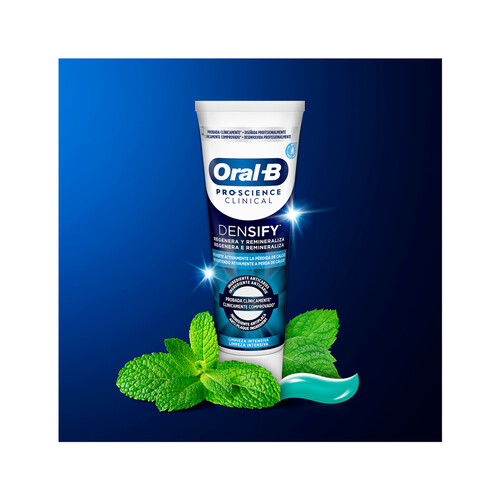 ORAL-B Densify Pasta de dientes regeneradora y remineralizadora, para una limpieza intensiva 75 ml.
