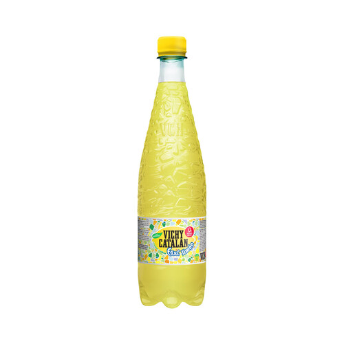 VICHY CATALAN FRUIT Agua mineral sabor a limón sin azúcares añadidos botella 1,2 l.