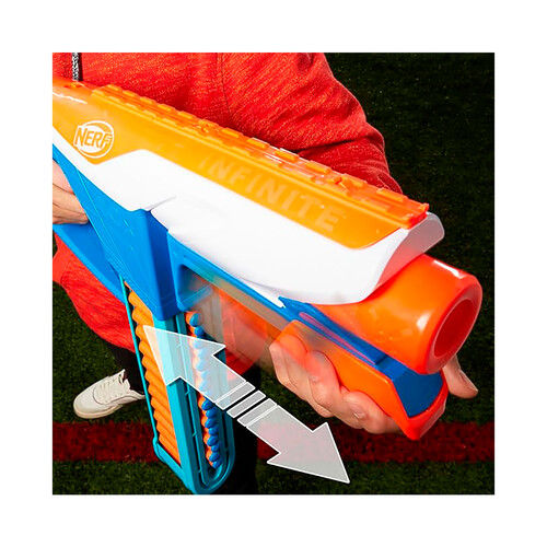 Lanzador NERF N Series Infinite con 80 dardos N1, +8 años.