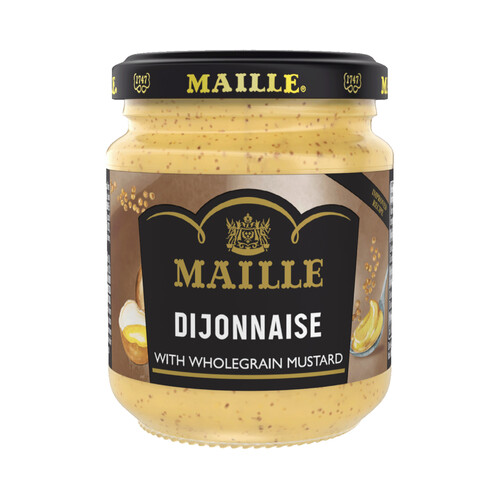 MAILLE Dijonnaise Mostaza con granos enteros 185 g.