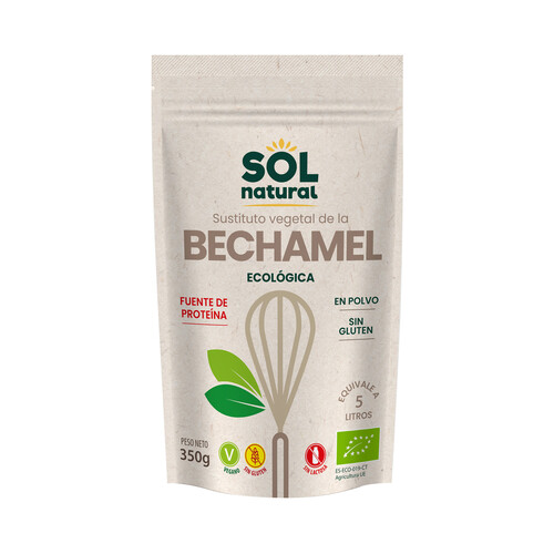 SOL NATURAL Sustituto vegetal ecológica de la bechamel (en polvo) 350 g.