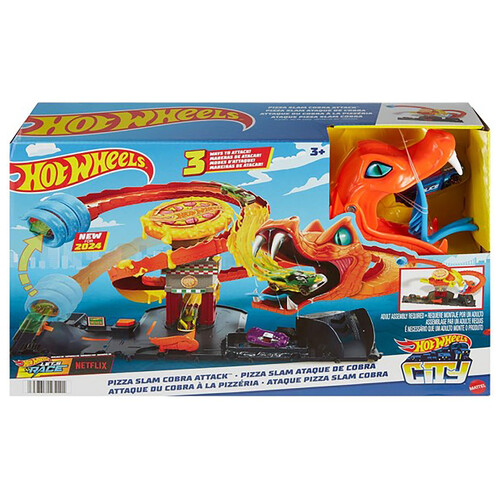 Hot Wheels City ataque pizza Slam cobra.