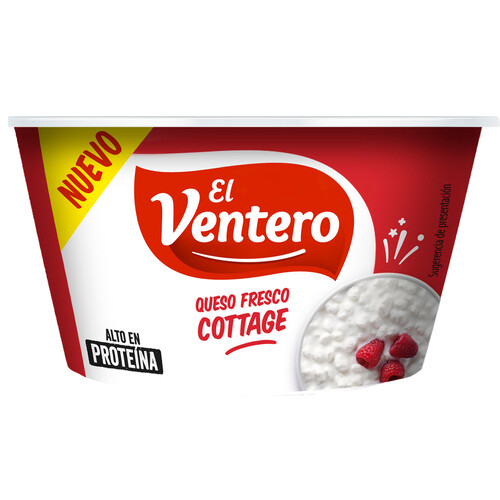 EL VENTERO Queso cottage 180 g.