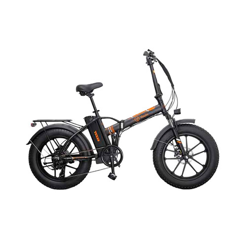 Bicicleta eléctrica YOUIN BK1201B Texas V3 plegable de color negro,  250W 36V, autonomía de 45Km, 25Km/h, ruedas 20 FAT.