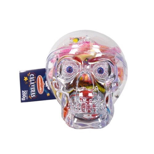 Caramelos surtidos Halloween, calavera cristal MIGUELAÑEZ 200 g.