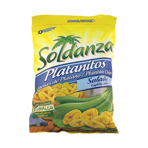 SOLDANZA Snacks platanitos salados light SOLDANZA PLATANITOS 71 g.