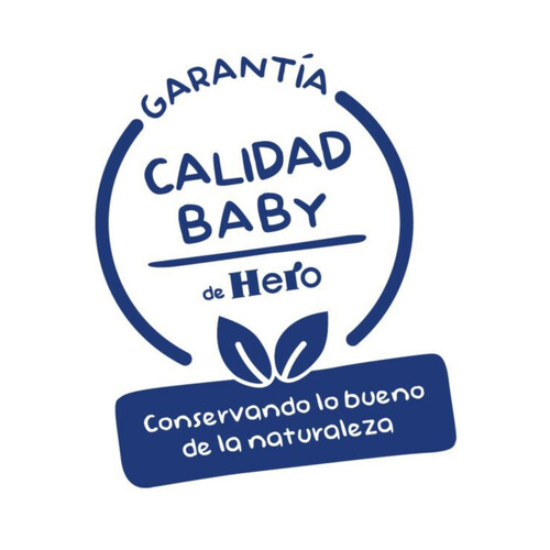 HERO Baby Tarrito de textura suave de verduritas con merluza, a partir de 6 meses 235 g.