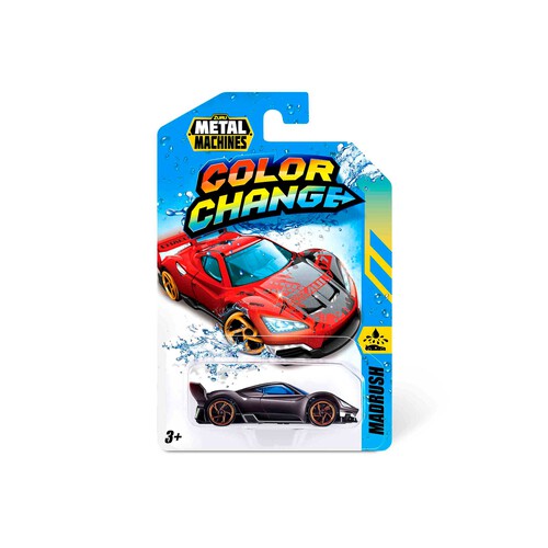 Coche Color Change Metal Machines Pack 1 Vehiculo +4 años