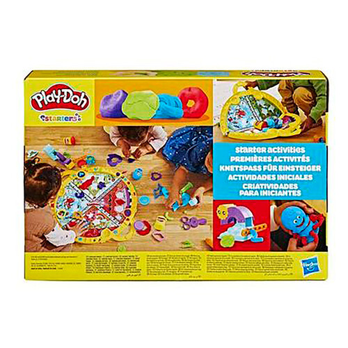 PLAY-DOH Set de juego portátil con 19 accesorios y alfombra de juego, a partir de 3 años.