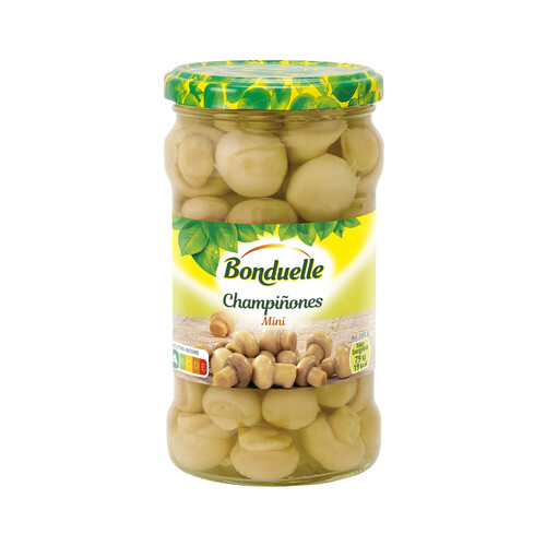 BONDUELLE Champiñones enteros mini frasco de 170 g.