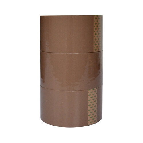 Pack de 3 cintas de embalado marrón, PRODUCTO ALCAMPO.