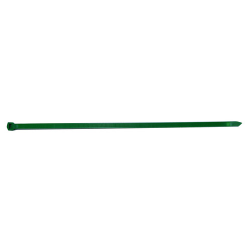 Brida nylon color verde 7,2 x 350, 50 unidades