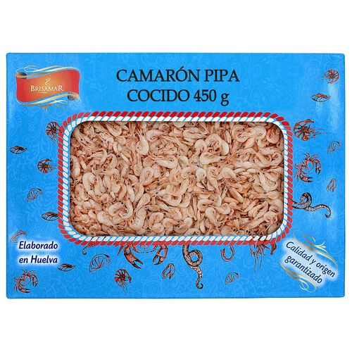 BRISAMAR Camarón pipa concido y congelado 450 g.