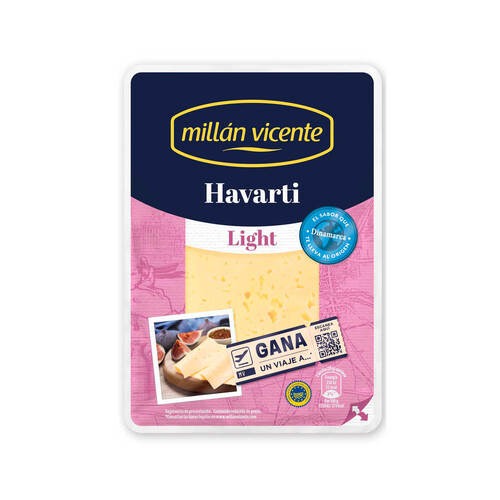 MILLÁN VICENTE Havarti light lonchas 140 g.