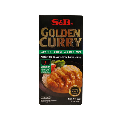 GOLDEN CURRY Curry Japonés GOLDEN CURRY 92 g.