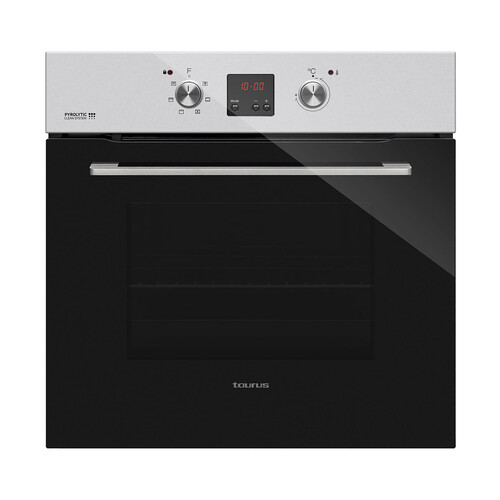 Horno multifunción TAURUS HM664IXD PYRO Pirolítico, capacidad: 64L, 5 funciones de cocción.