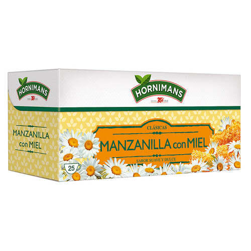 HORNIMANS Manzanilla con miel 25 uds. 35 g,