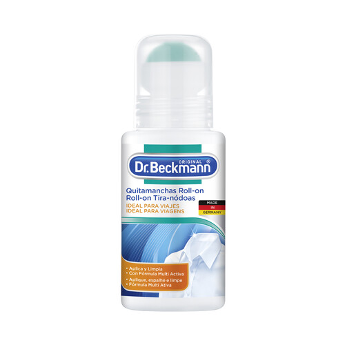 DR. BECKMANN Quitamanchas en roll-on (fácil, rápido y seguro ideal para viajes) 75 ml.