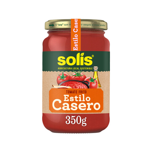 SOLÍS Tomate frito estilo casero frasco de 350 g.