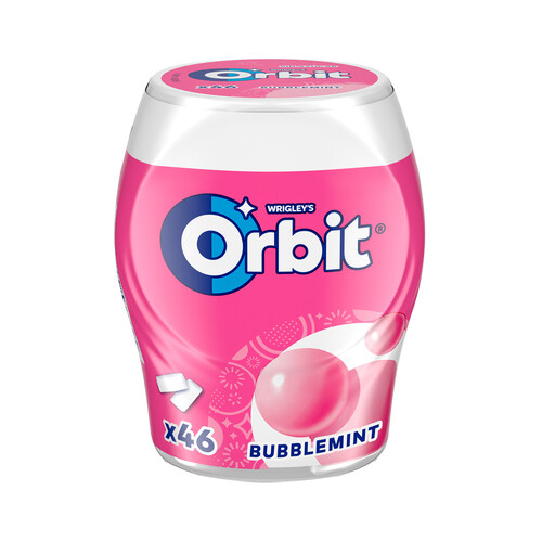 ORBIT Chicles sabor bubblemint, 46 uds, 64 g. 