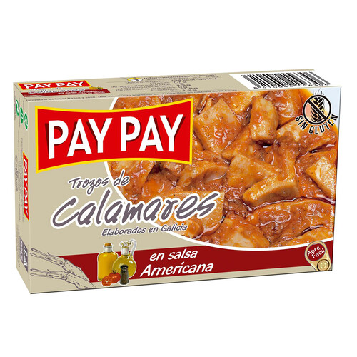 PAY PAY Calamares en salsa Americana 115 g.