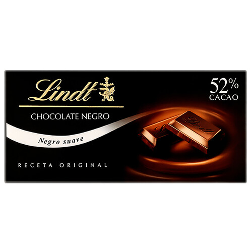 LINDT Chocolate negro 52% 125 g.