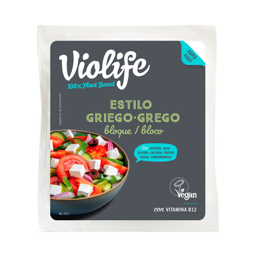 Bloque griego queso VIOLIFE 200 gr.