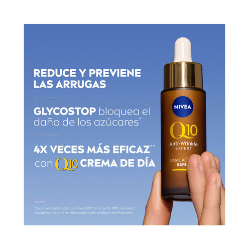 NIVEA Q10 expert Sérum antiarrugas doble acción 30 ml.