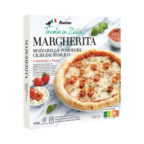 PRODUCTO ALCMPO Tavola Italia Pizza de mozzarella, tomates cherry y albahaca 400 g.