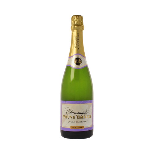 VEUVE ÉMILE Champagne semi seco botella de 75 cl.