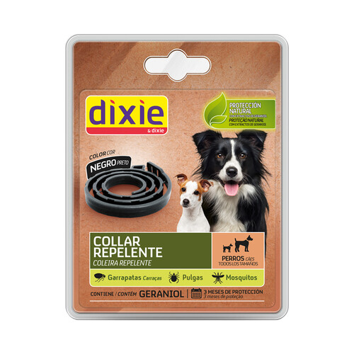 DIXIE Collar antiparasitario insecticida con aceite de lavanda para perros 56 gr,